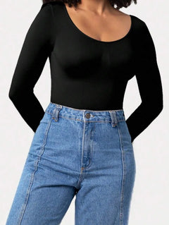 Bodysuit met lange mouwen
