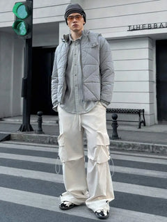 Puffer jacket met capuchon