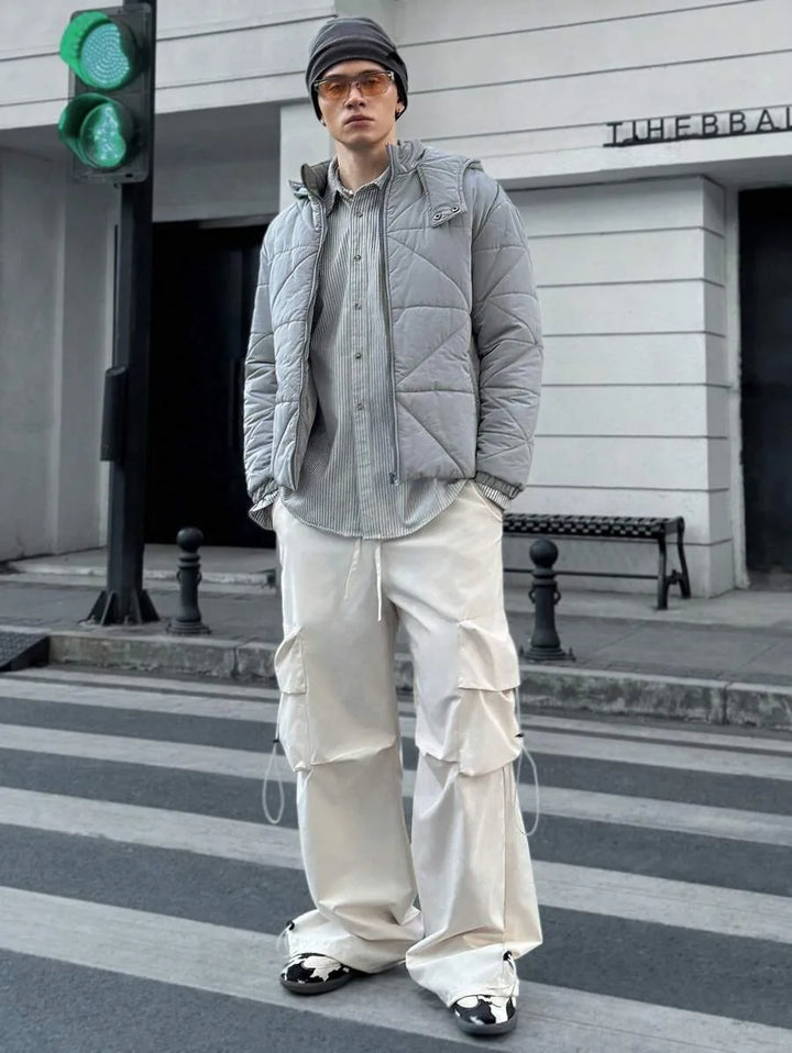 Puffer jacket met capuchon