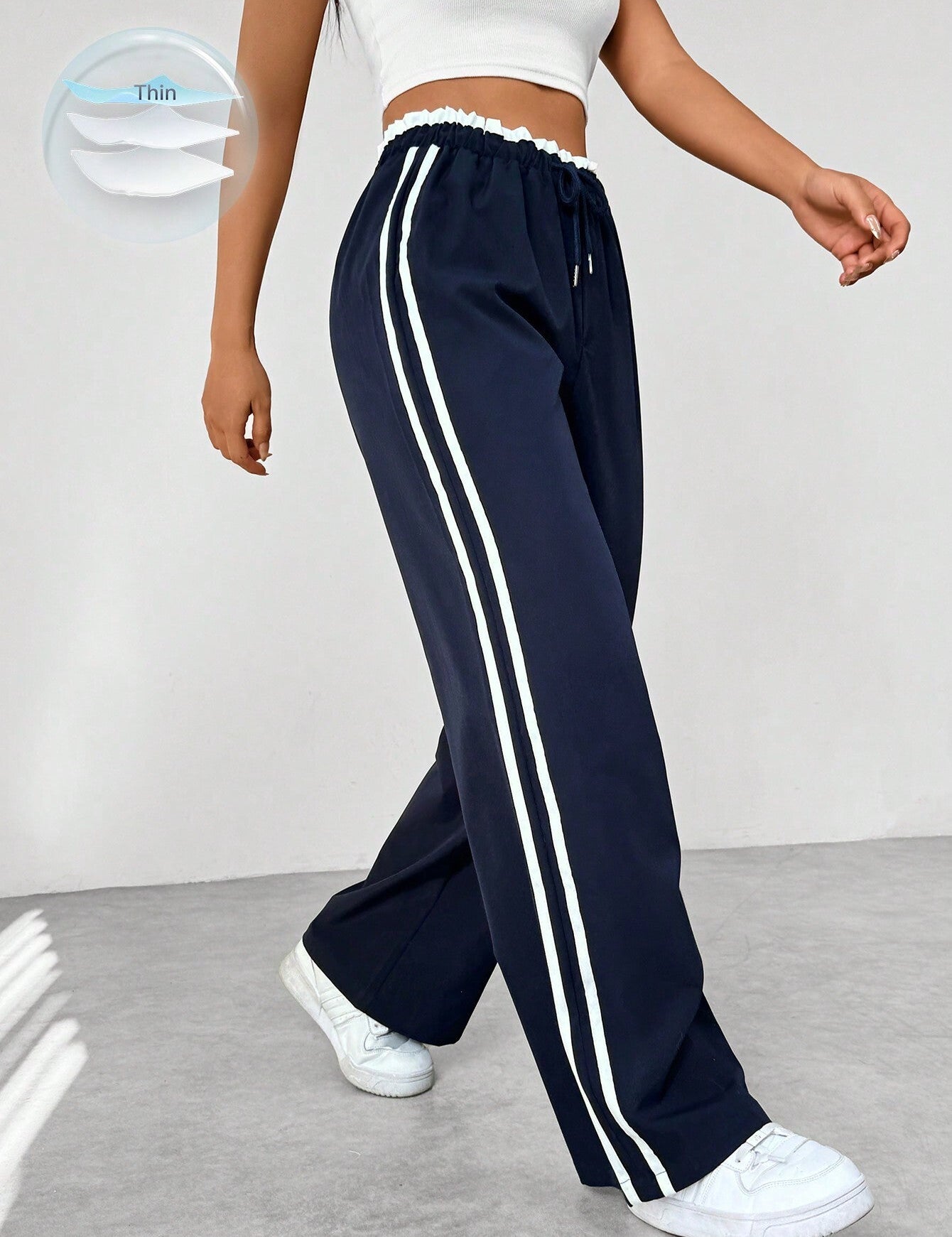 Yara | Stijlvolle Wide-Leg Sportieve Broek