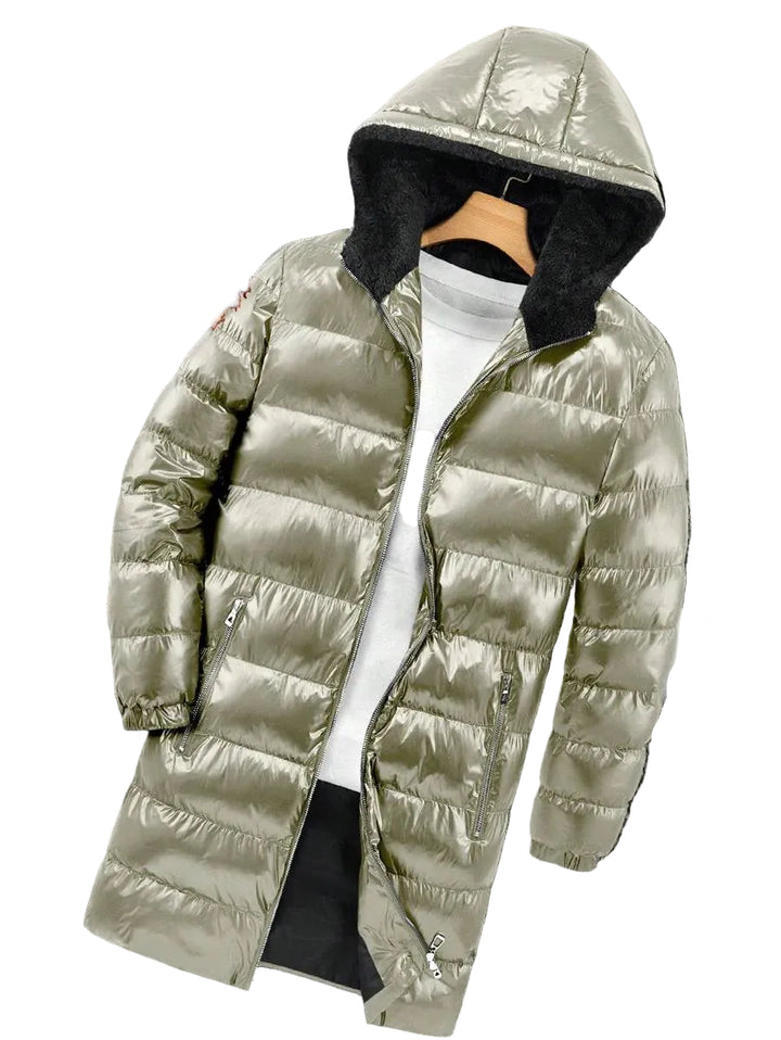 Parka met fleece-voering