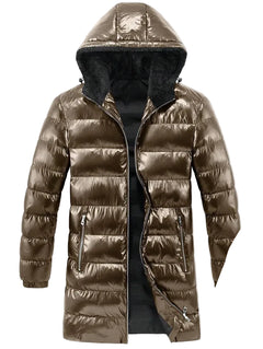 Parka met fleece-voering