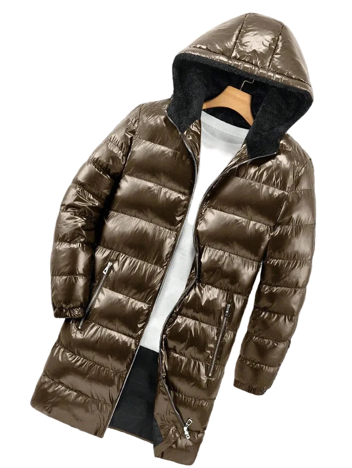Parka met fleece-voering