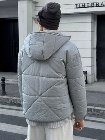 Puffer jacket met capuchon