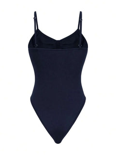 Bodysuit met spaghetti straps