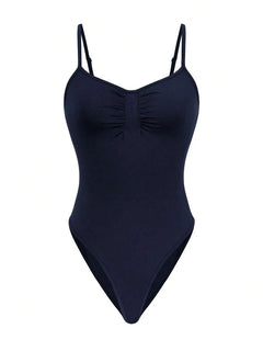 Bodysuit met spaghetti straps