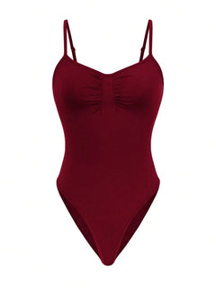 Bodysuit met spaghetti straps