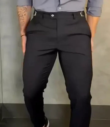 Slim fit chino's met stretch