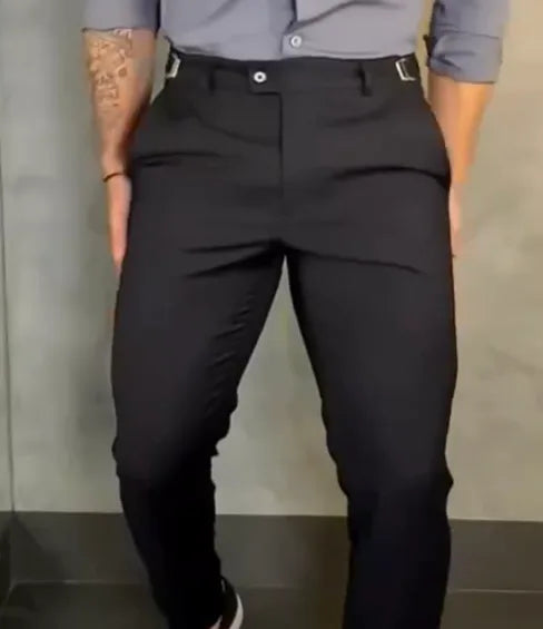 Slim fit chino's met stretch