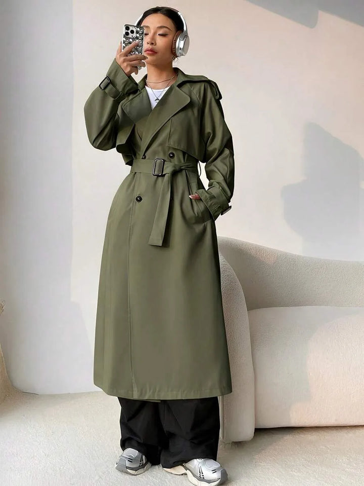 Trench coat met ceintuur