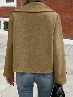 Oversized jas met brede revers