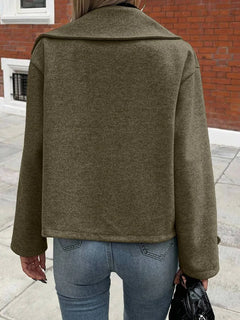 Oversized jas met brede revers