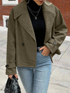 Oversized jas met brede revers