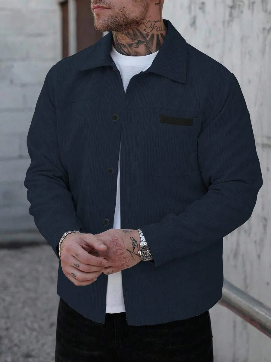 Overshirt met borstzak