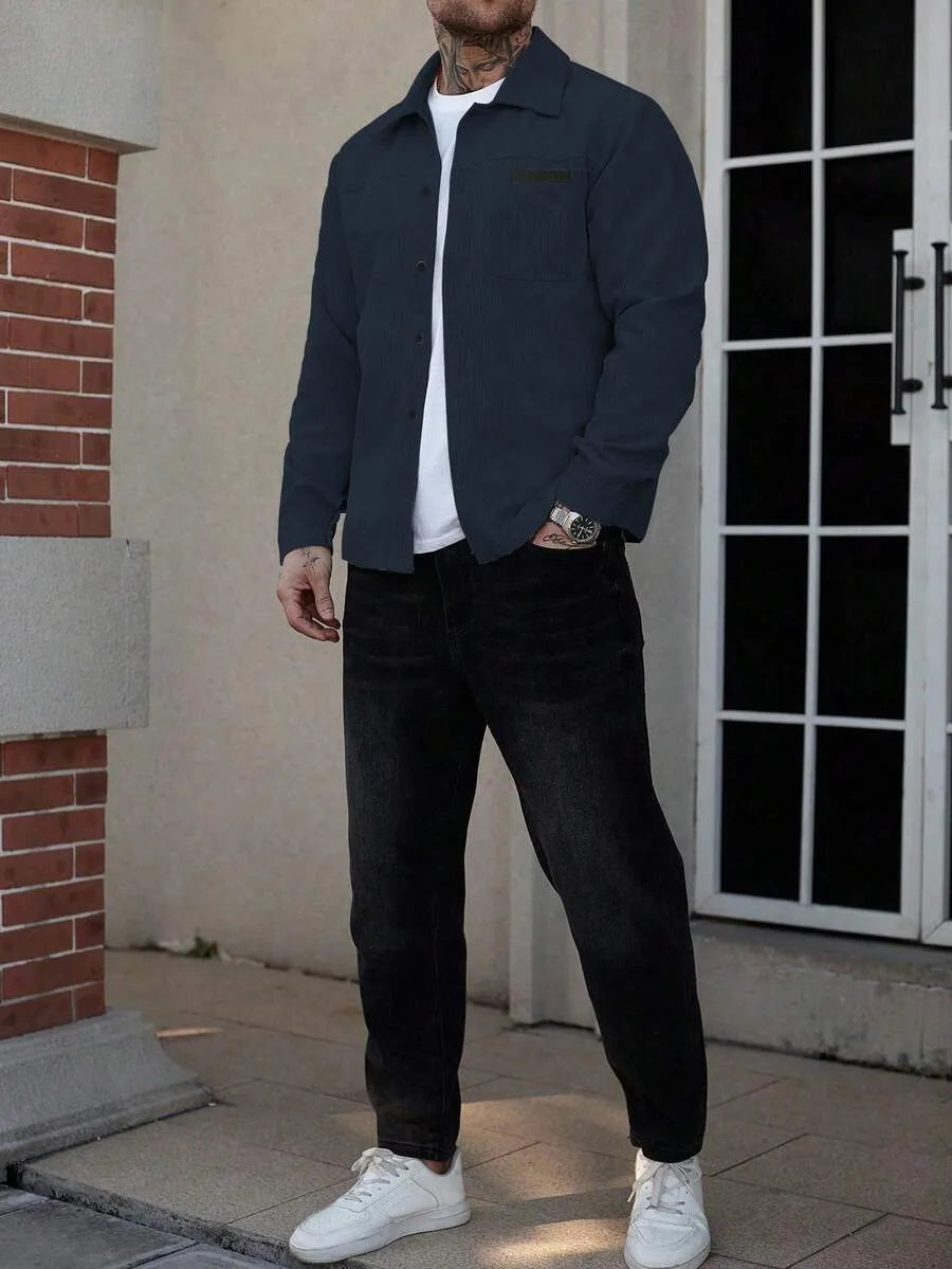 Overshirt met borstzak