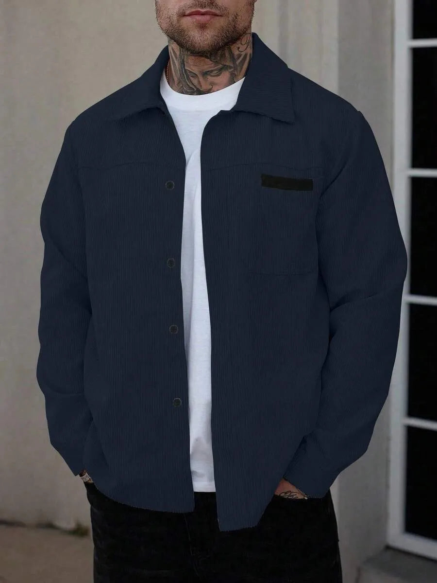 Overshirt met borstzak