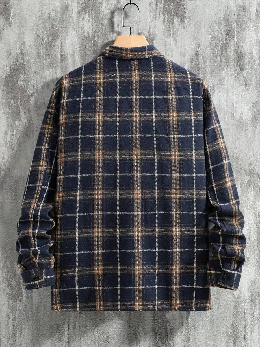 Overshirt met plaid patroon