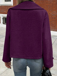 Oversized jas met brede revers