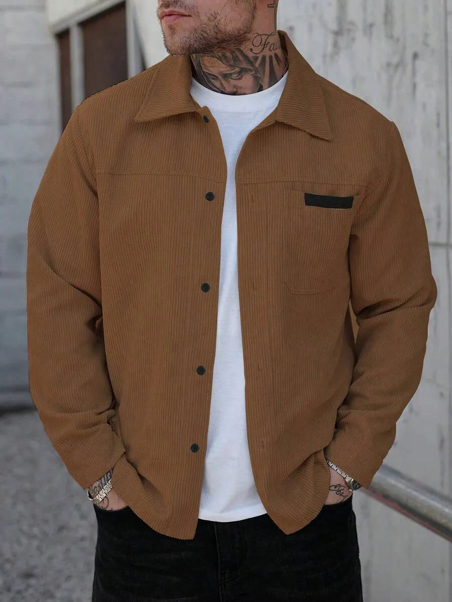 Overshirt met borstzak
