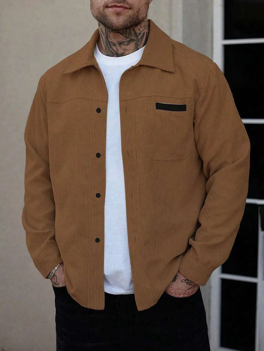 Overshirt met borstzak
