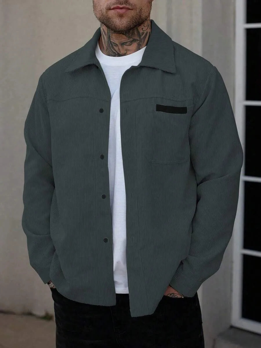 Overshirt met borstzak