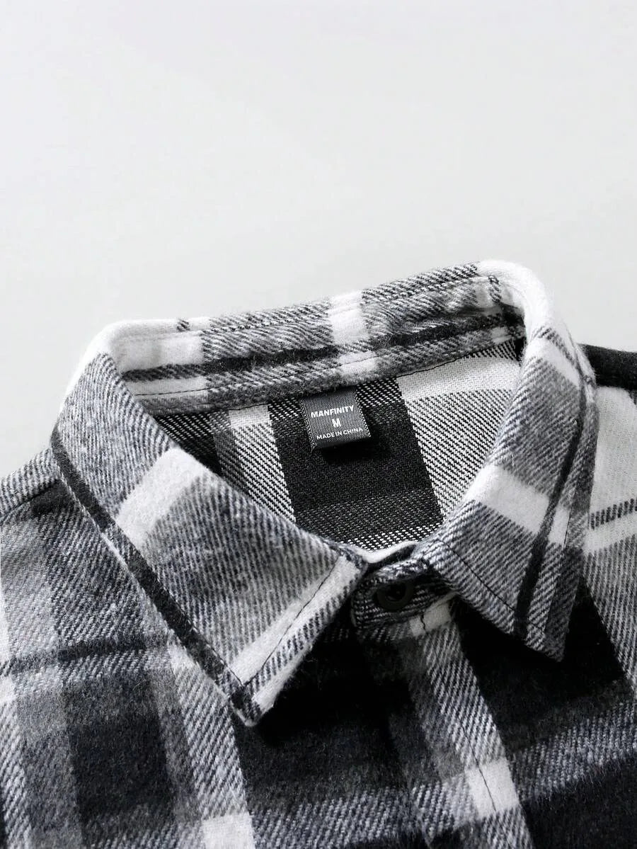 Overshirt met plaid patroon