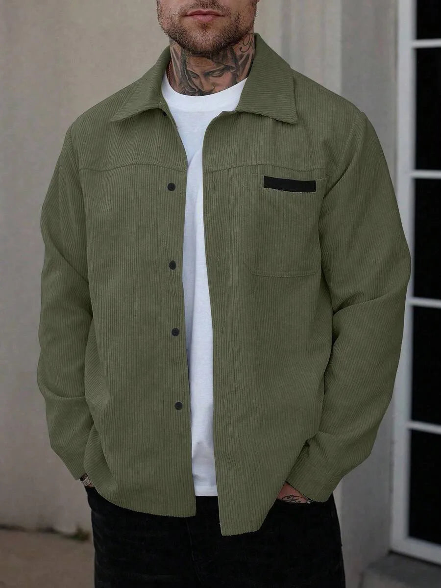 Overshirt met borstzak