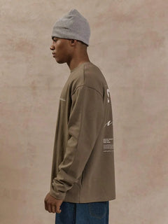 Oversized longsleeve met graphic print