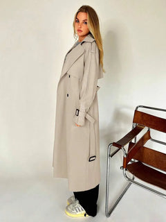 Trench coat met ceintuur