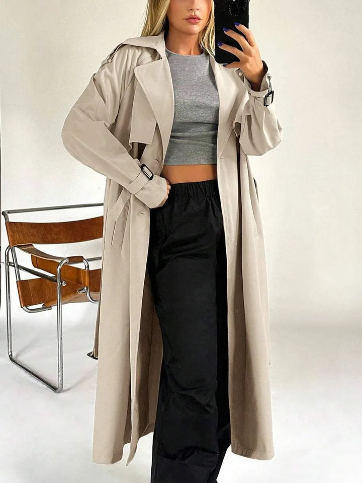 Trench coat met ceintuur