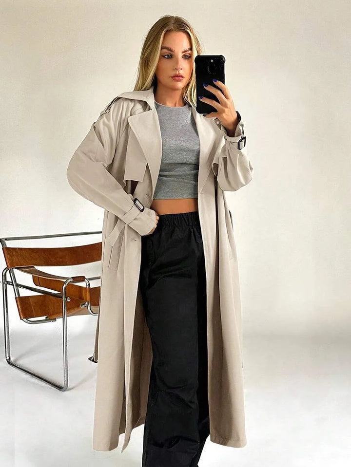Trench coat met ceintuur