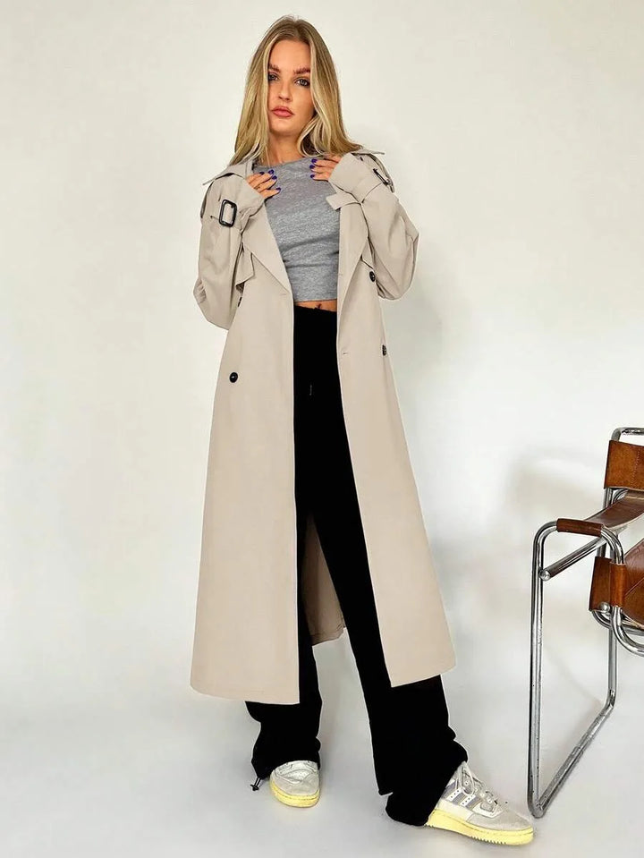 Trench coat met ceintuur