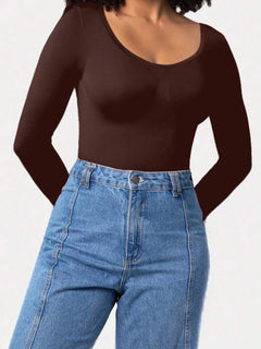 Bodysuit met lange mouwen