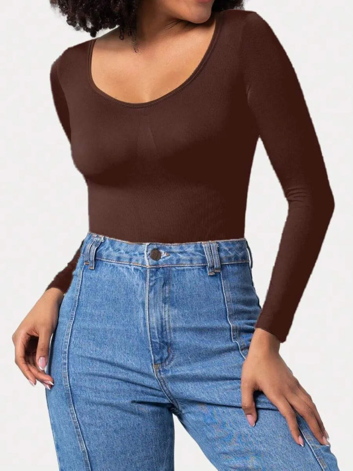 Bodysuit met lange mouwen