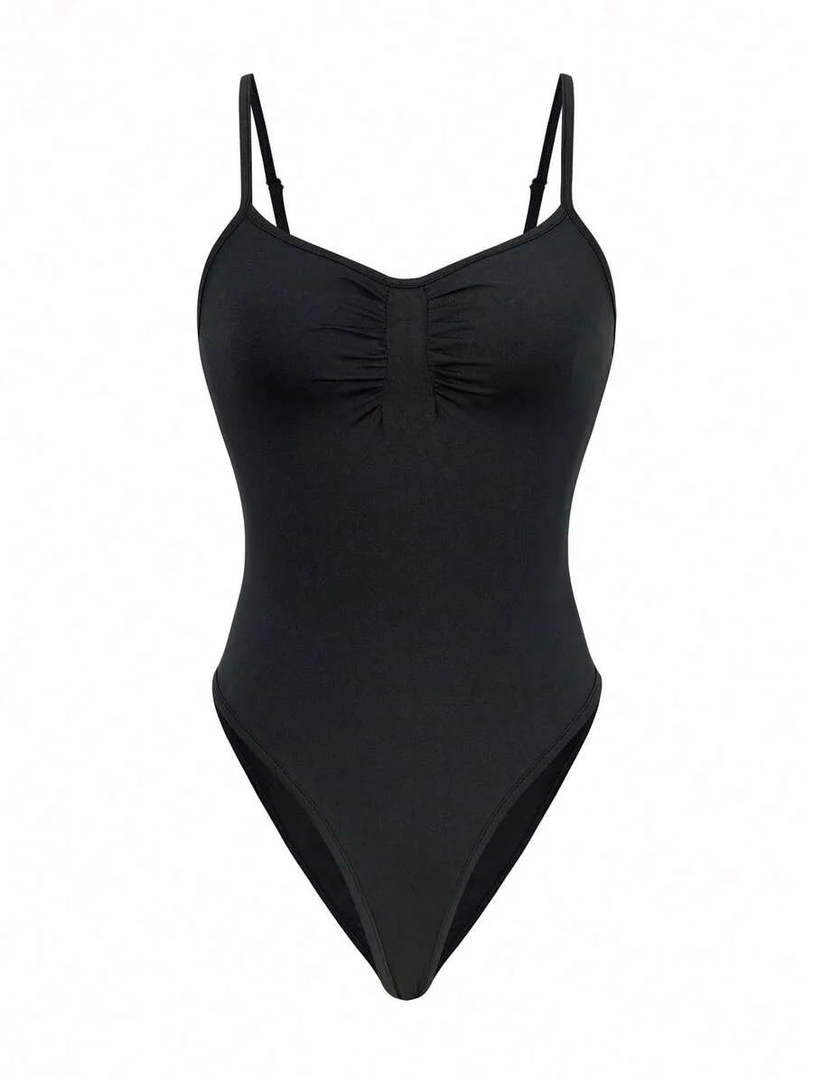 Bodysuit met spaghetti straps