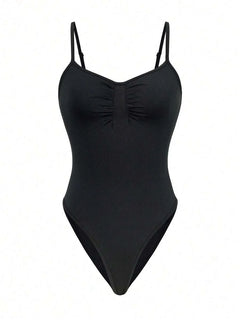 Bodysuit met spaghetti straps