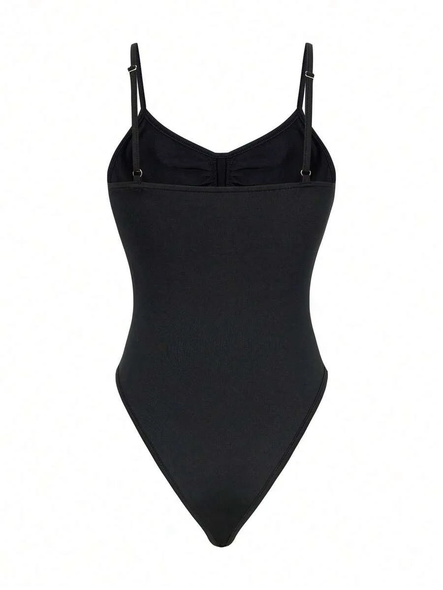 Bodysuit met spaghetti straps