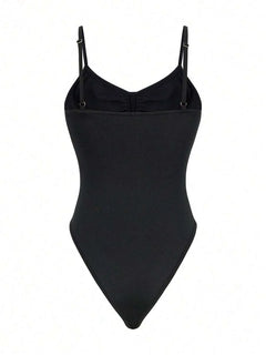 Bodysuit met spaghetti straps
