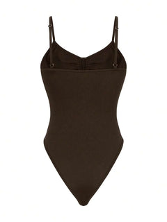 Bodysuit met spaghetti straps