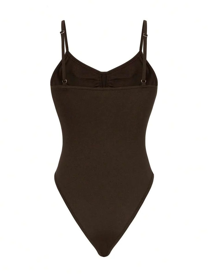 Bodysuit met spaghetti straps