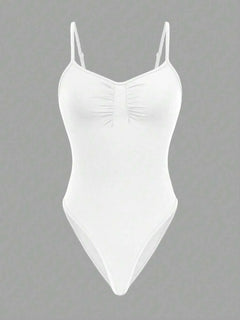 Bodysuit met spaghetti straps