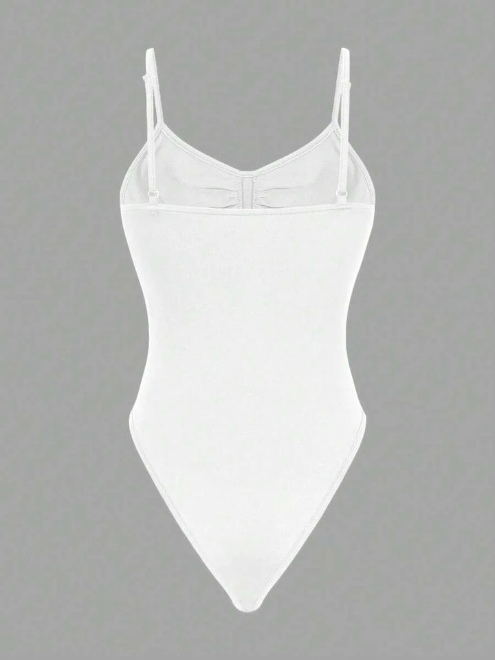 Bodysuit met spaghetti straps