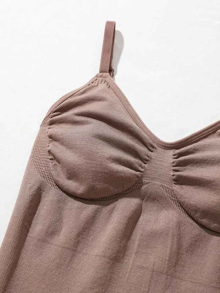 Bodysuit met V-hals en Spaghetti Bandjes
