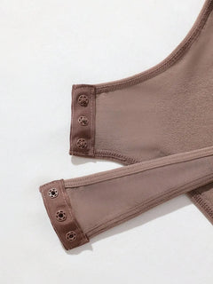 Bodysuit met V-hals en Spaghetti Bandjes