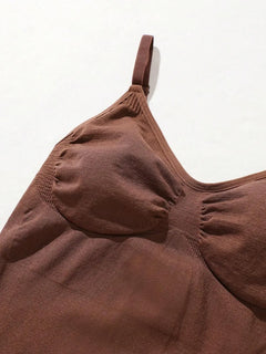 Bodysuit met V-hals en Spaghetti Bandjes