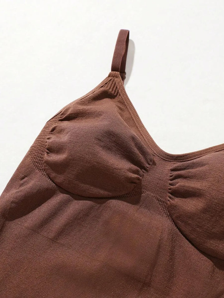 Bodysuit met V-hals en Spaghetti Bandjes
