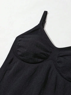 Bodysuit met V-hals en Spaghetti Bandjes