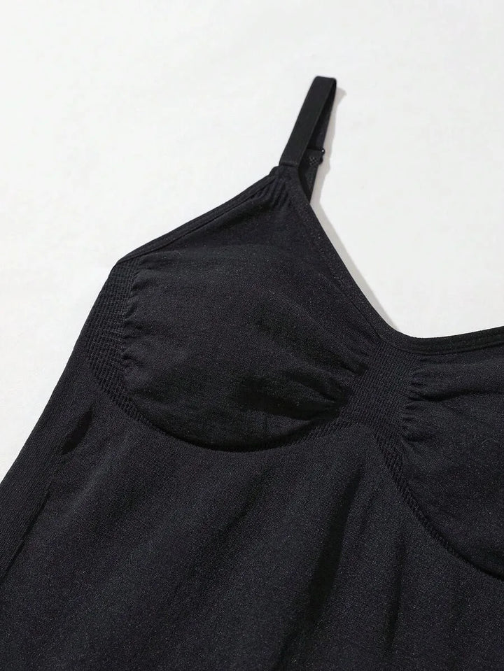 Bodysuit met V-hals en Spaghetti Bandjes