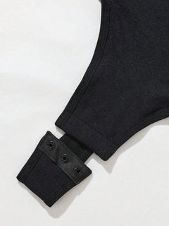 Bodysuit met V-hals en Spaghetti Bandjes