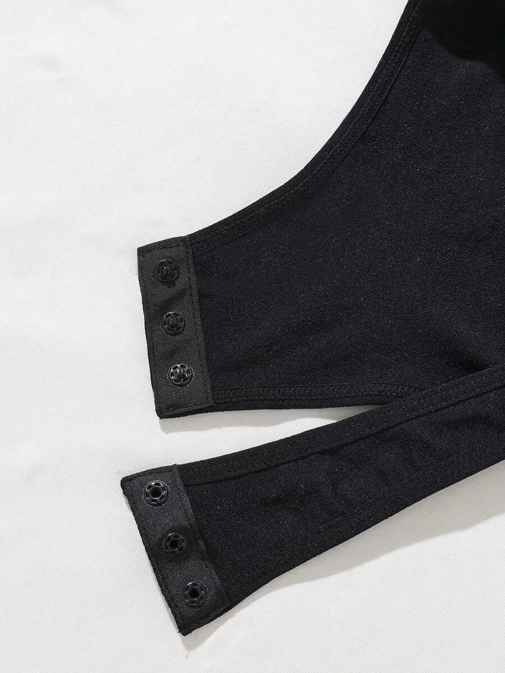 Bodysuit met V-hals en Spaghetti Bandjes